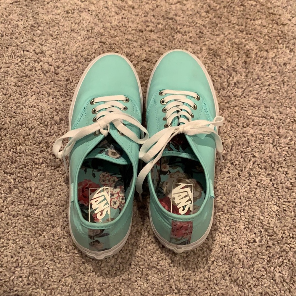 Floral Print Vans